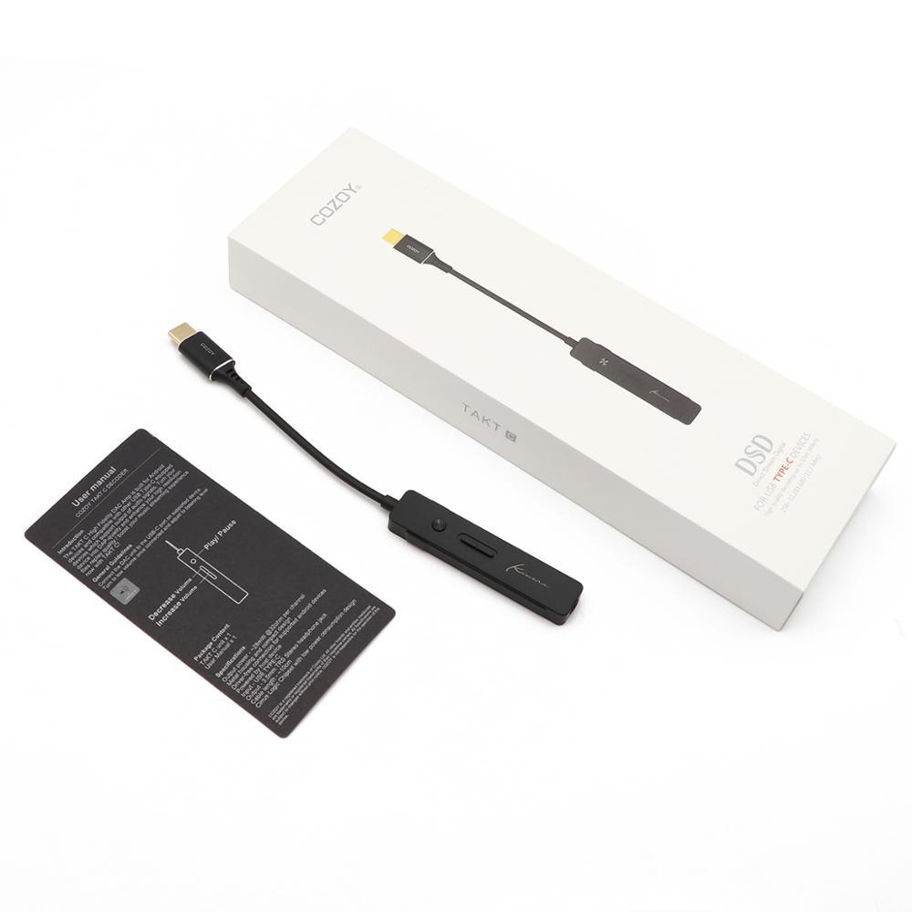 COZOY TAKT C Portable Headphone Amp 32Bit/384Khz DSD HiFi Decoder HiFiGo