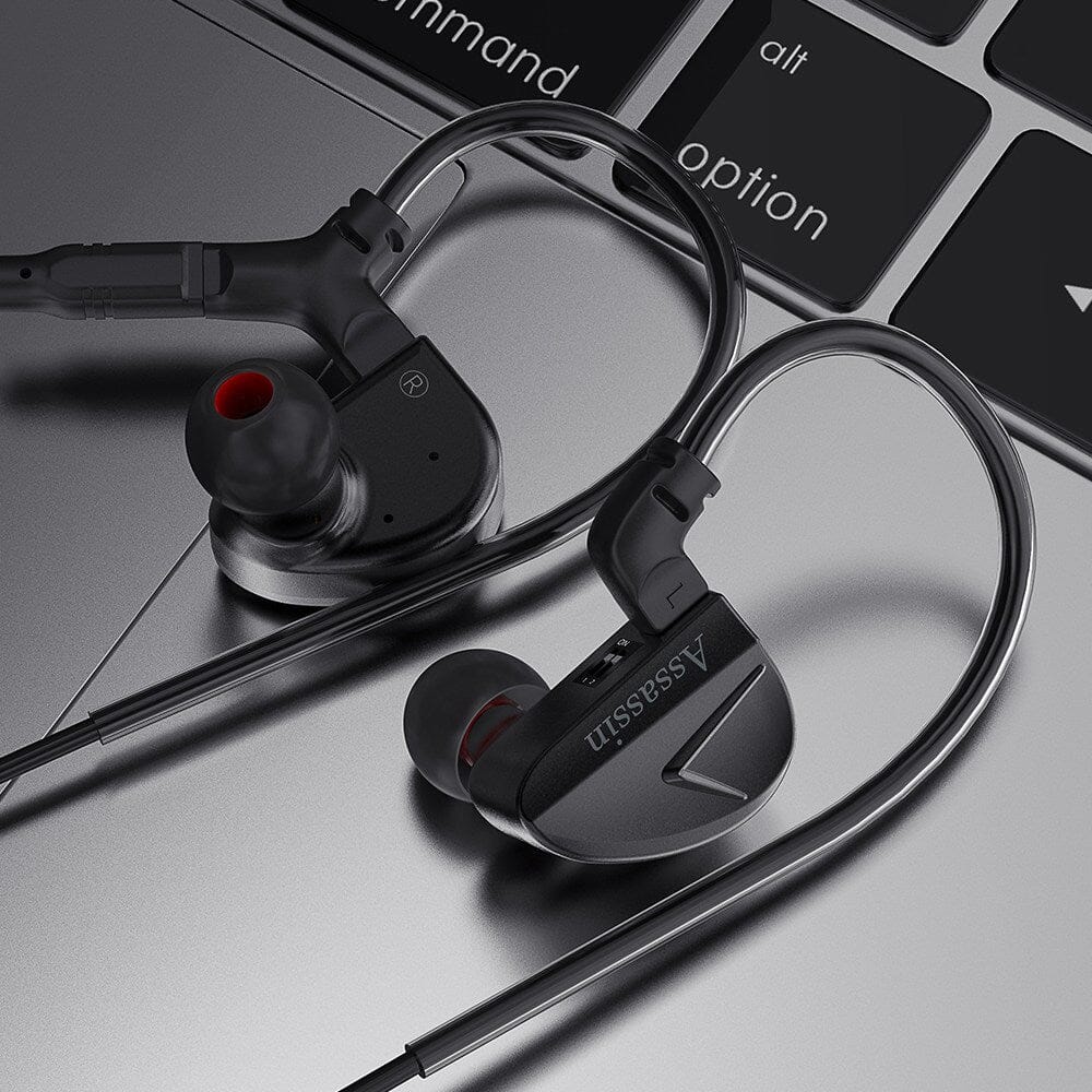 CVJ Assassin 10mm DD + 1 BA + 1 New Vibration Driver Unit Gaming IEMs HiFiGo