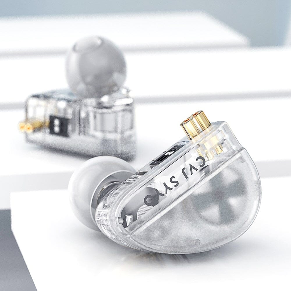 CVJ Konoka 1 Vibrating Driver+ 1 DD +1 BA HiFi Triple Hybrid In-Ear Earphones With 4 Acoustic Modes HiFiGo