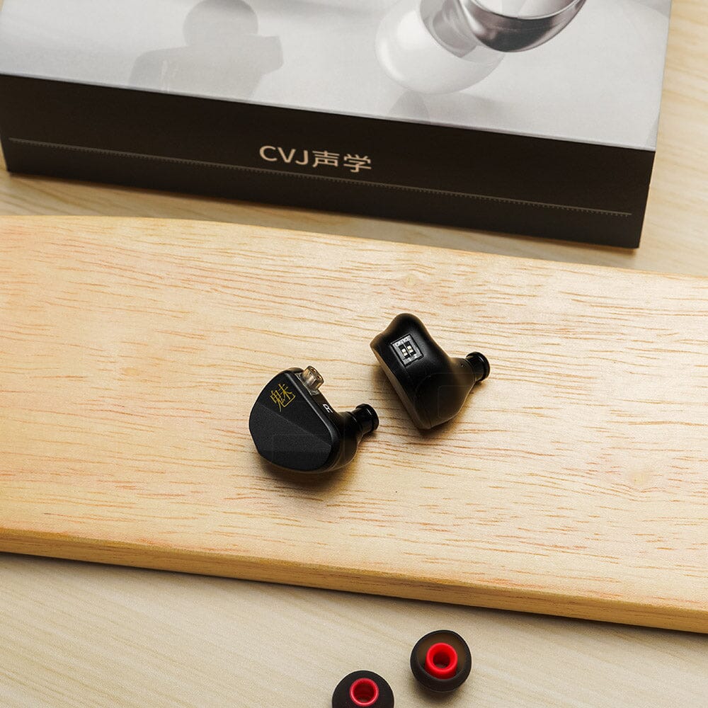 CVJ Mei 1DD + 2BA Knowles Balanced Armature Hybrid In-Ear Earphone Earphone HiFiGo