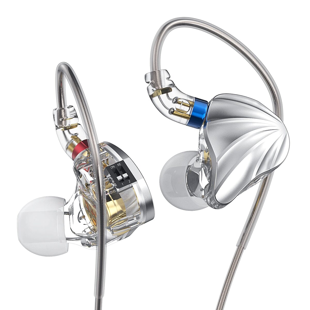 CVJ Nami 1DD+1BA Wired Hybrid In-Ear Earphone Monitors HiFiGo Nami-Mic