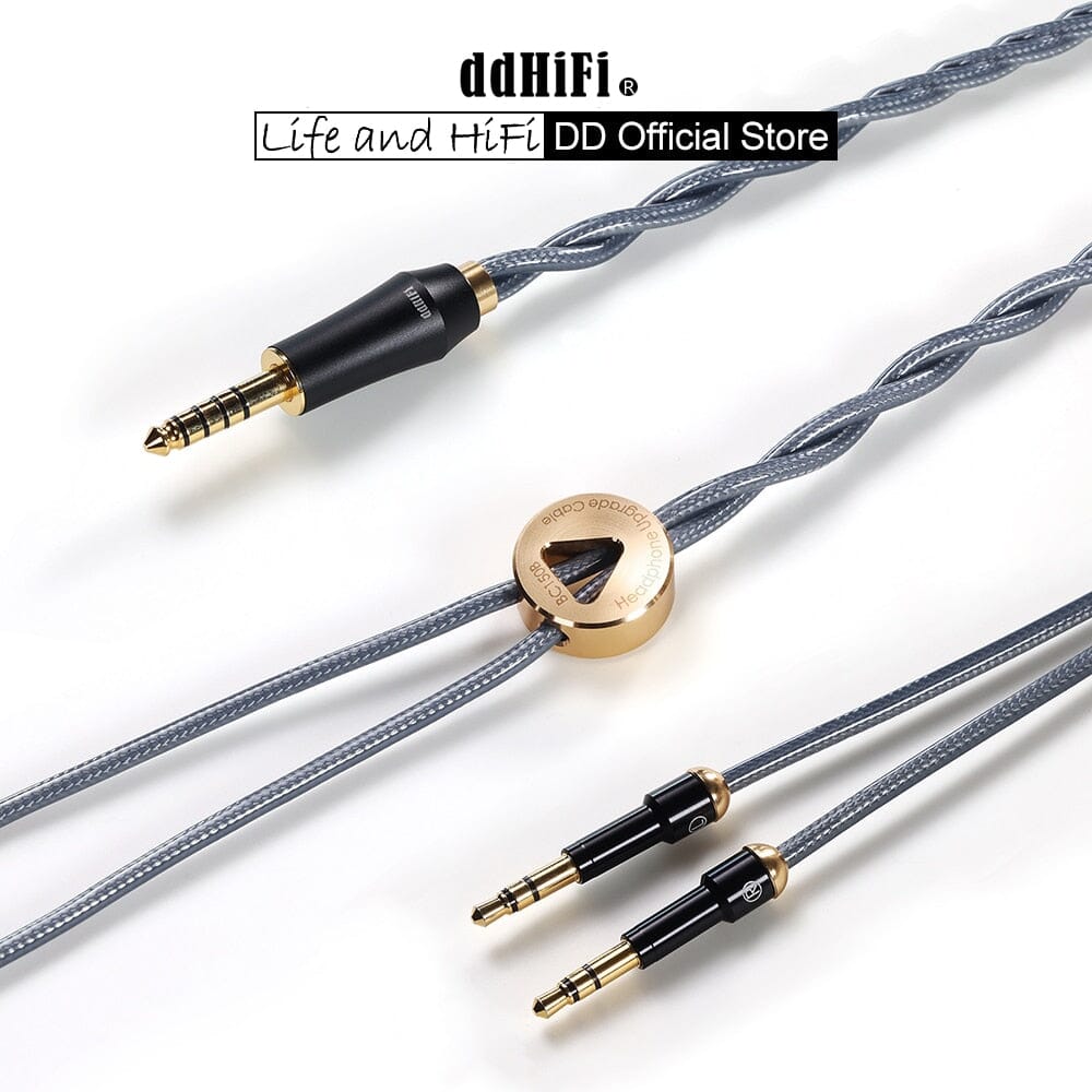 DD ddHiFi BC150B Double Shielded Silver Headphone Upgrade Cable HiFiGo