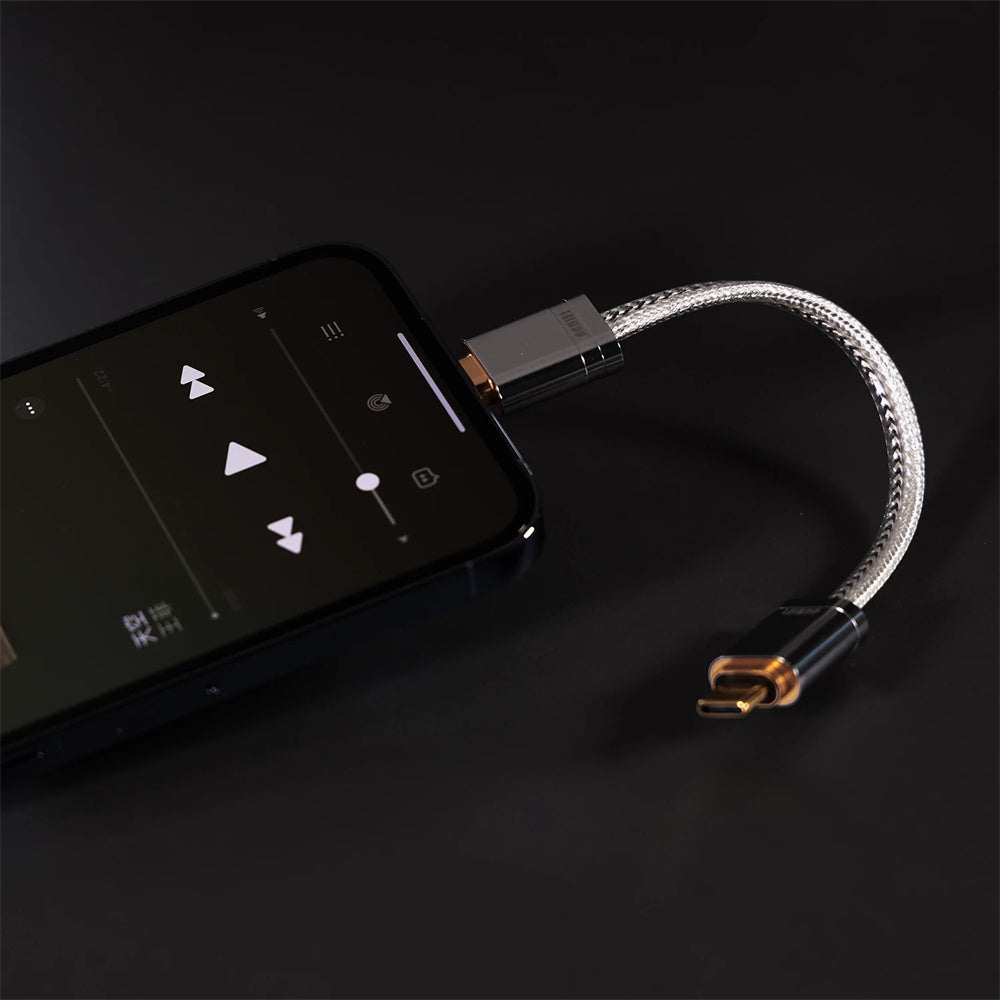 DD ddHiFi MFi09S Lightning to USB C OTG Data Cable for iOS Device & USB-C Audio Devices HiFiGo