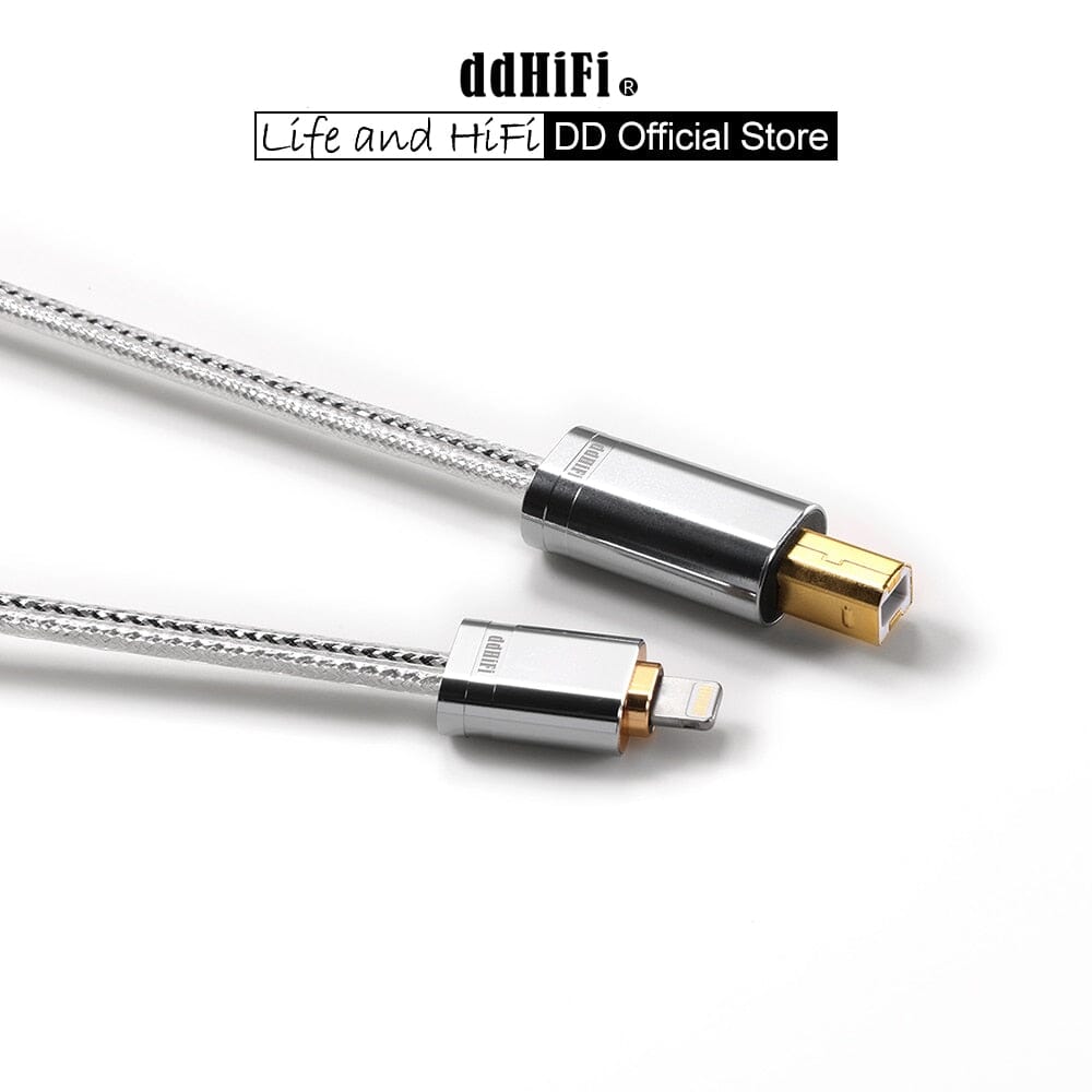 DD ddHiFi TC09BL Lightning To USB-B HiFi Audiophile Cable cable HiFiGo