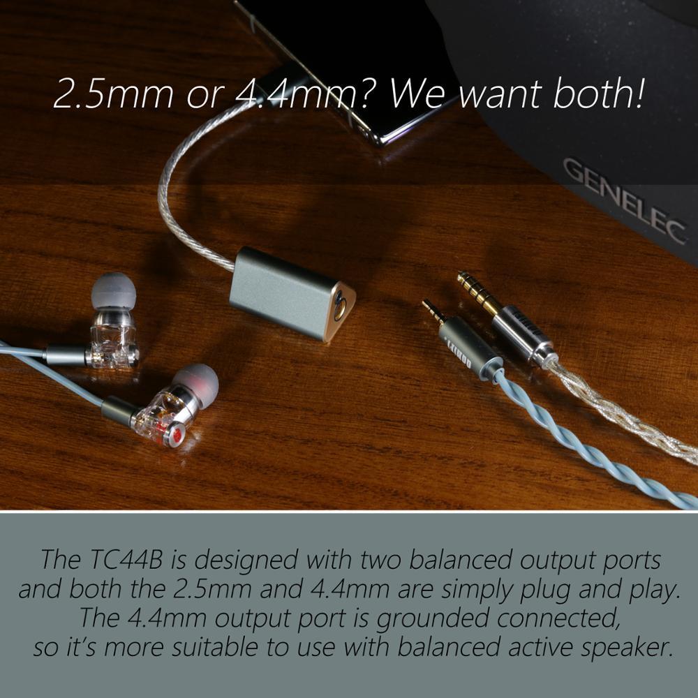 DDHiFi TC44B USB-C TypeC to 2.5mm/4.4mm Balanced DAC & Amplifier HiFiGo