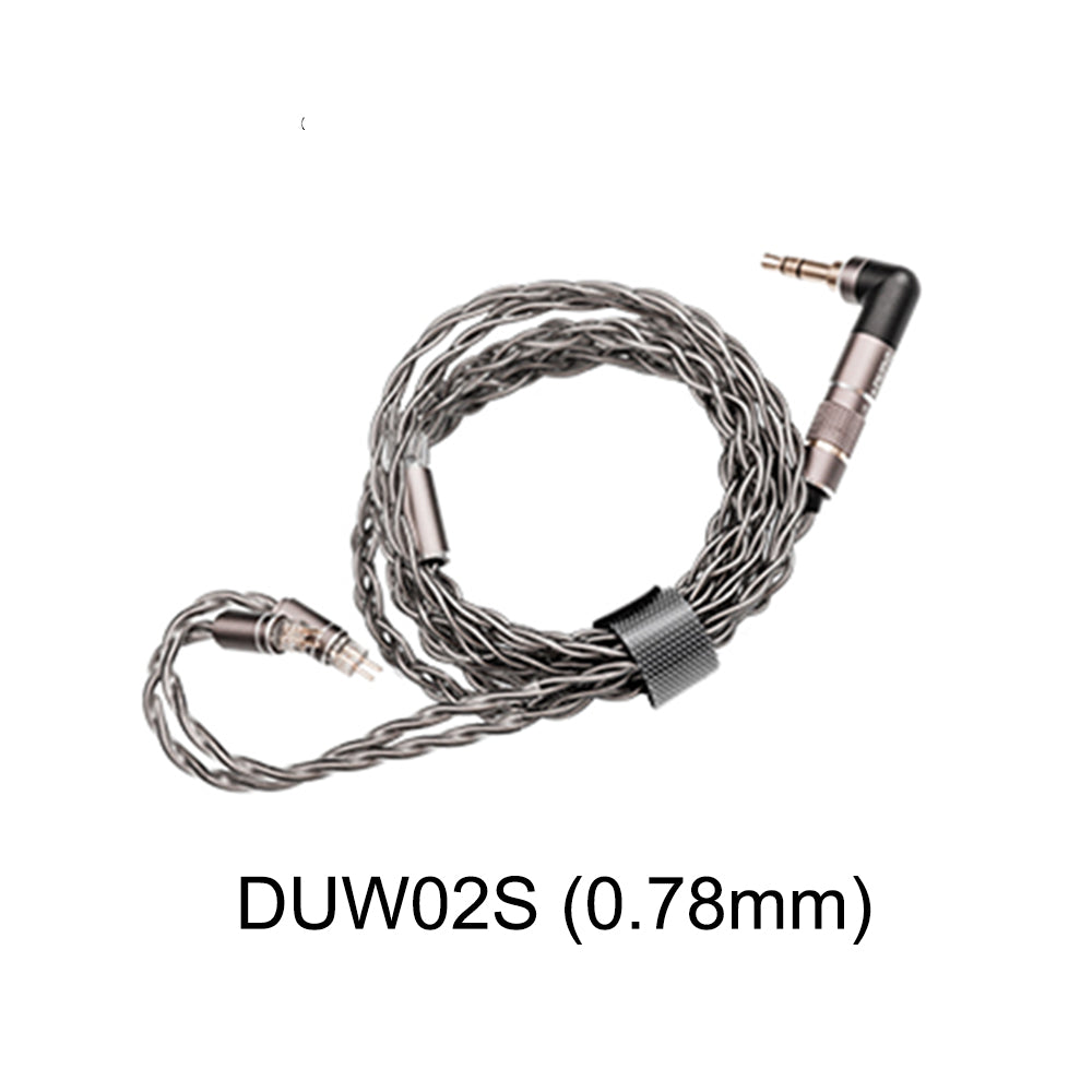 DUNU DUW02S DUW-02S High-purity Upgraded Earphone Cable HiFiGo 0.78mm