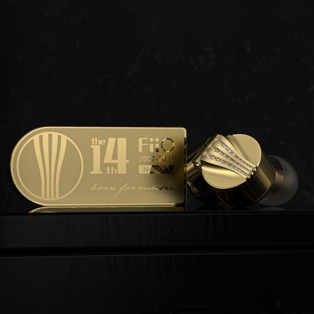 FiiO FDX 14 Anniversary Limited Pure Beryllium Diaphragm 1DD In-Ear Earphone HiFiGo