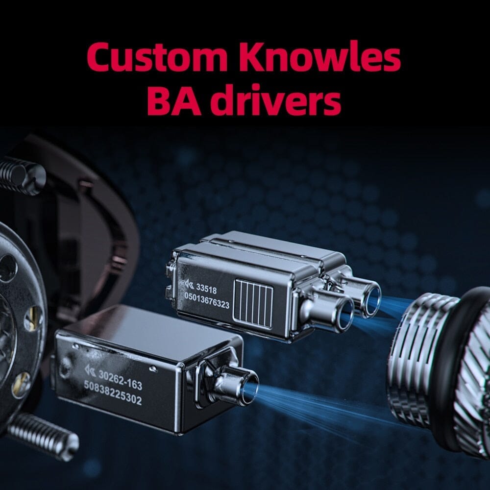 FiiO FH15 1DD + 3 BA Hybrid Technology In-Ear Earphone With 3.5mm/4.4mm MMCX Cable Earphone HiFiGo