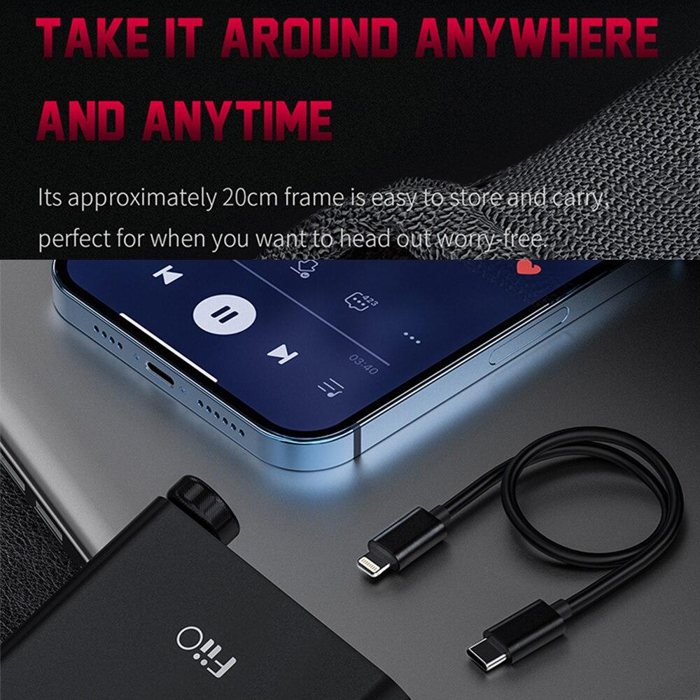 Fiio LT-LT3 Type-C to Lightning OTG Cable for iOS with BTR5 HiFiGo