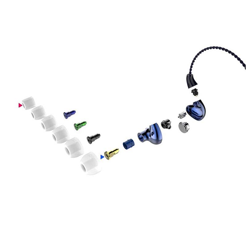 FORREST FLC8D Low Frequency Dual BA 8.6mm Dynamic Drivers Earphones HiFiGo