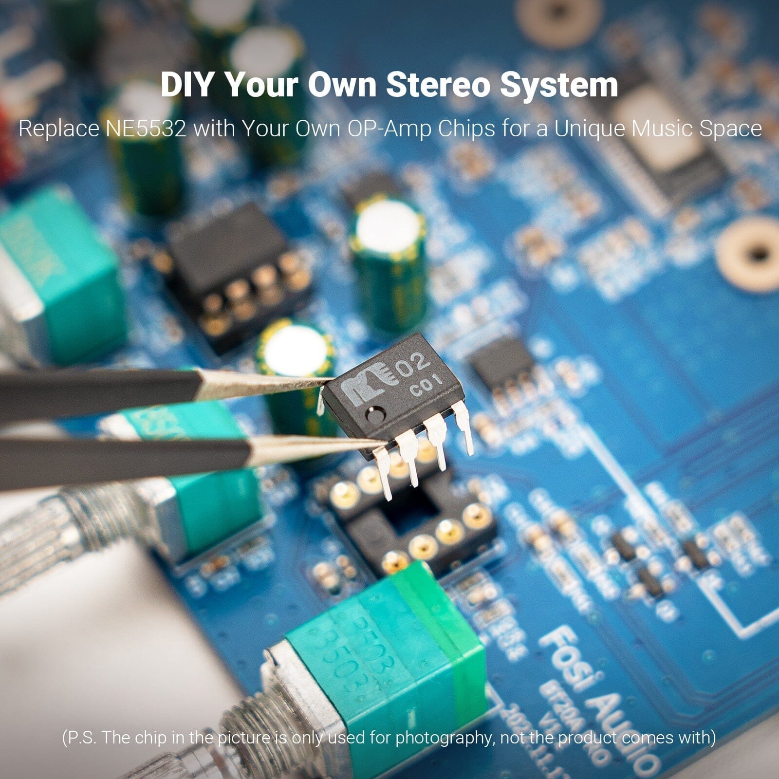 Fosi Audio BT20A Pro TPA3255 Bluetooth Sound Power Amplifier HiFiGo