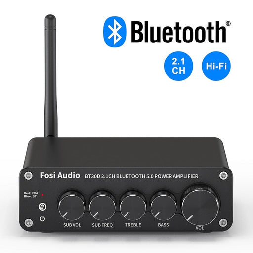 Fosi Audio BT30D 2.1 CH Bluetooth 5.0 Power Amplifier AMP HiFiGo 