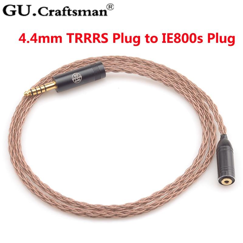 GUcraftsman 6N OCC 8-core Copper Upgrade Cable for IE800 IE800s HiFiGo