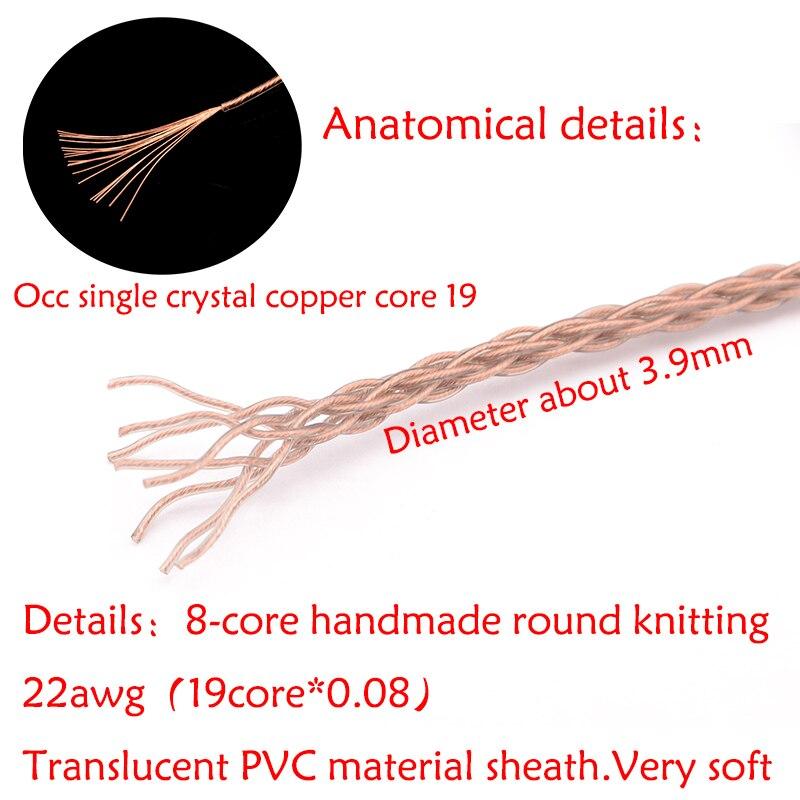 GUCraftsman 6N OCC Copper Headphone Cable for Sony MDR-Z1R MDR-Z7 MDR-Z7M2 HiFiGo