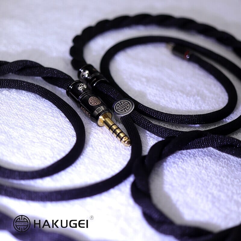HAKUGEI Ashes Litz 7N Copper Cotton Shielding Earphone Cable 2.5 3.5 4.4 - 0.78 2Pin / MMCX HiFiGo