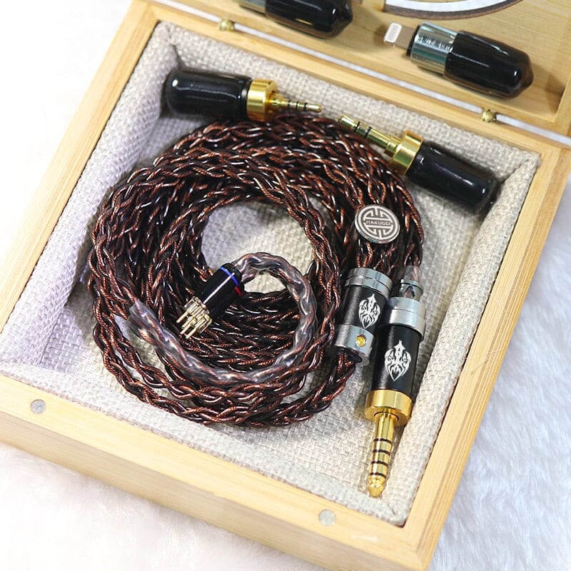 Hakugei Burning Modular Plug 5 To 1 Upgrade Earphone 0.78 2Pin / MMCX - 2.5 / 3.5 /4.4 / Type-C / Lightning HiFiGo