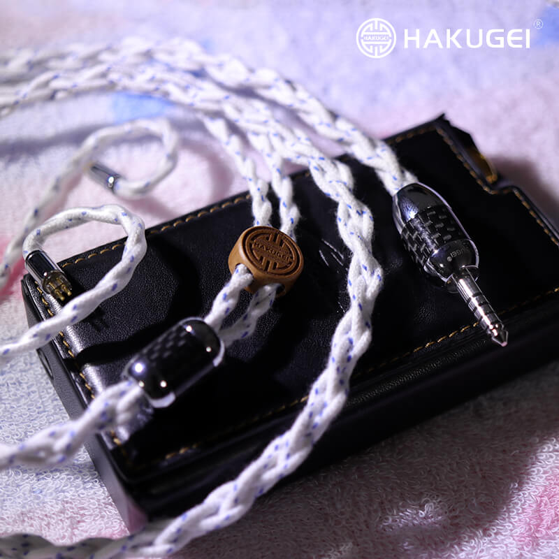 HAKUGEI Fox Fairy Pure Silver Coaxial Shielded Upgrade Cable HiFiGo