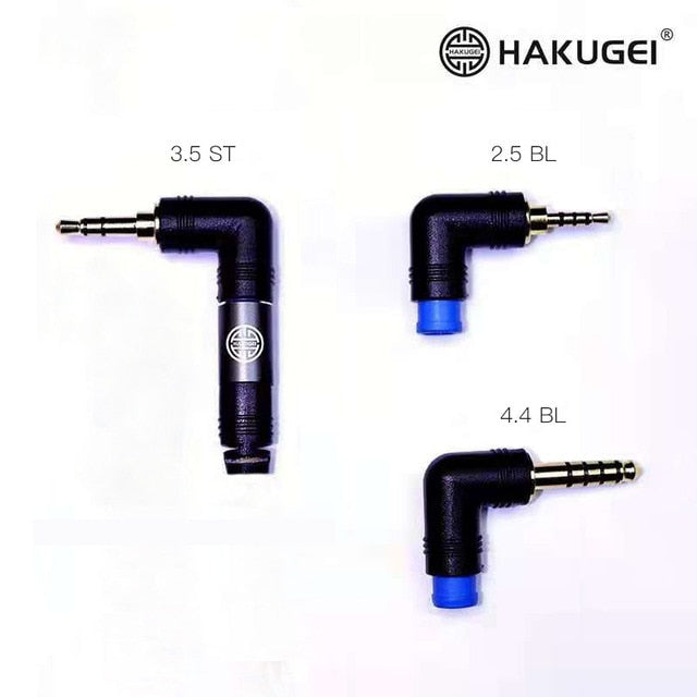 HAKUGEI Glacier Silver Plated 6N OCC HiFi Earphone Cable 4.4 3.5 2.5-0.78 MMCX QDC A2DC JH Fitear Earphone Cable HiFiGo