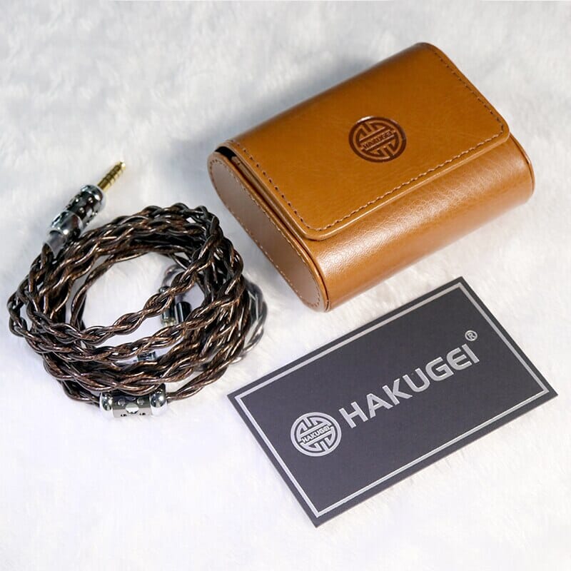 HAKUGEI Lothar 7N OCC Copper Earphone Cable With 2Pin 0.78 MMCX - 2.5 / 3.5 / 4.4 / Type-C / Lightning HiFiGo