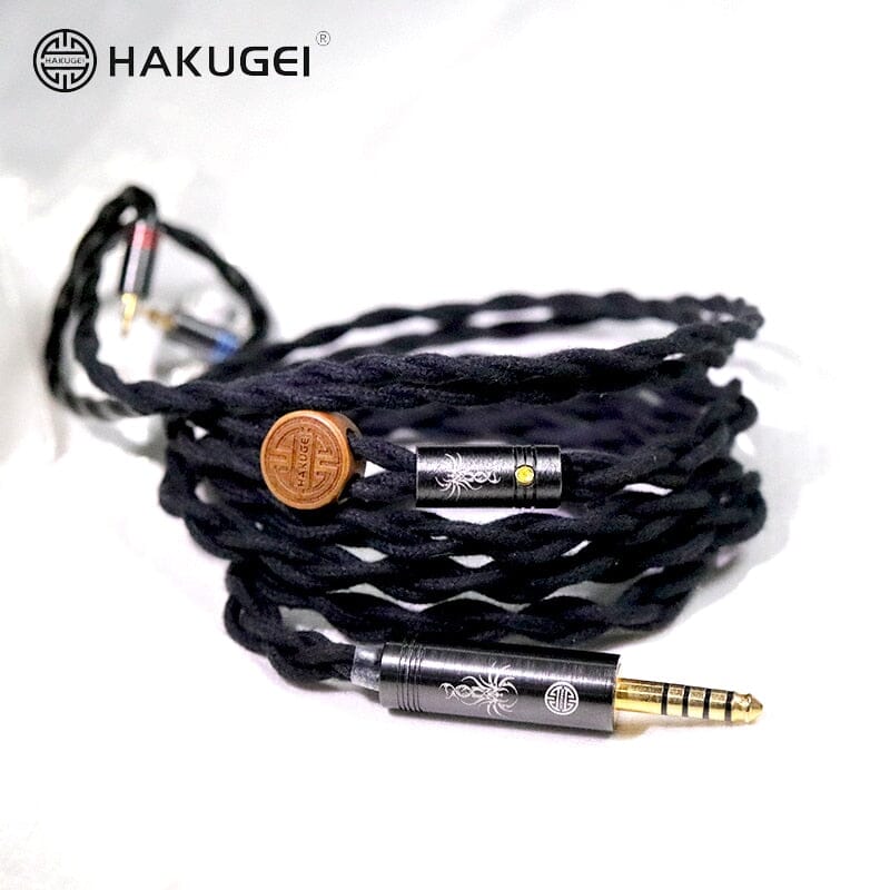 HAKUGEI Roc Tianshan Cotton Litz High Purity Microcrystalline Copper Cable 2.5 3.5 4.4 - 0.78 2Pin / MMCX HiFiGo