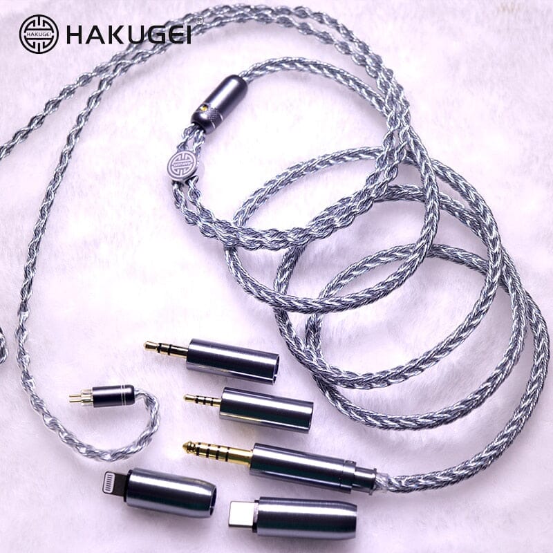 HAKUGEI Rose 4 to 1 Upgrade Earphone Cable 2.5 3.5 4.4 - 0.78 2Pin / MMCX HiFiGo