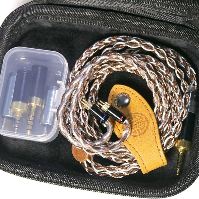 HAKUGEI Soaring Dragon Litz Silver Plated 7N OCC & Litz 7N OCC Copper Earphone Cable HiFiGo