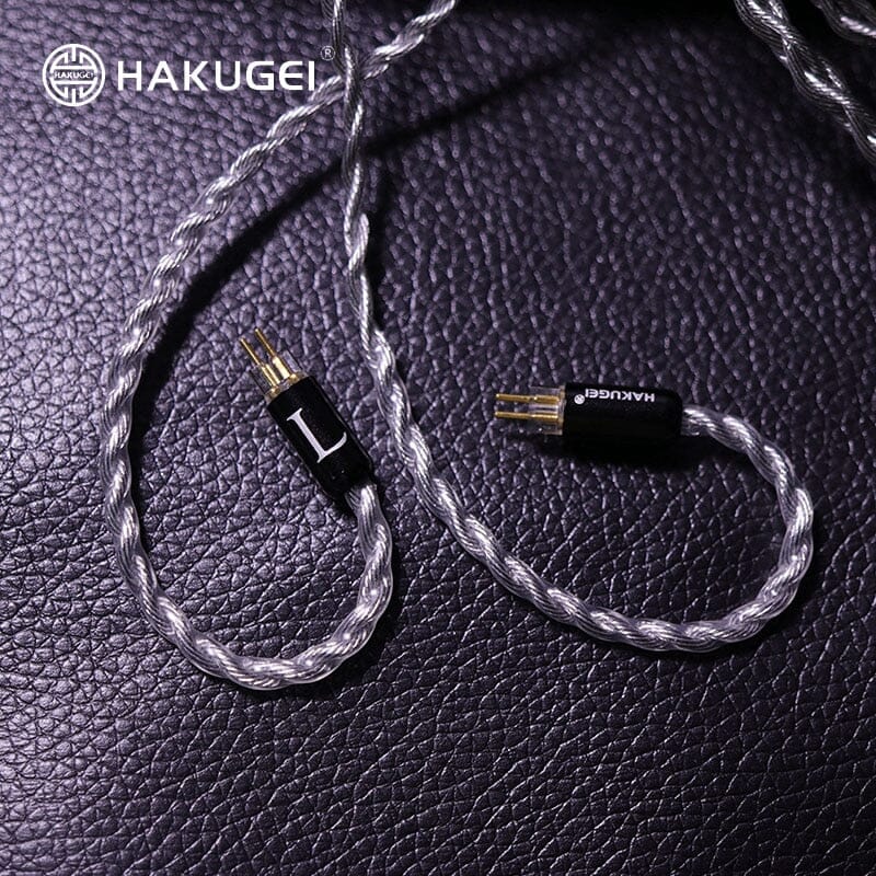 HAKUGEI Time-Space Wheel Silver Plated Alloy Cable Type-c/Lightning - 0.78 2Pin / MMCX HiFiGo