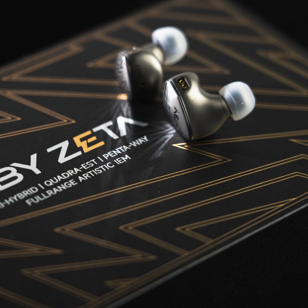 HiBy Zeta 3-Hybrid 4-EST 5-Way Artistic In-Ear Monitors IEMs Earphone HiFiGo