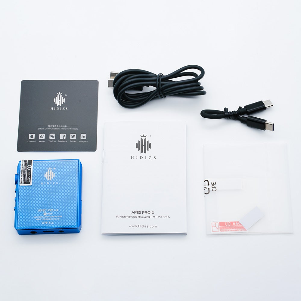 Hidizs AP80 PRO-X Portable Balanced MQA Music Player HiFiGo