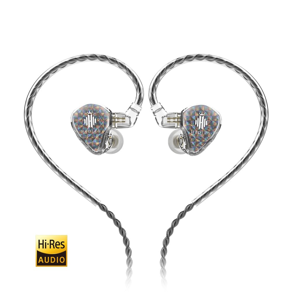 Hidizs MS1-Galaxy High-Performance Dual Magnetic Circuit Dynamic Driver In-Ear Monitors Earphone HiFiGo No-Mic Clear