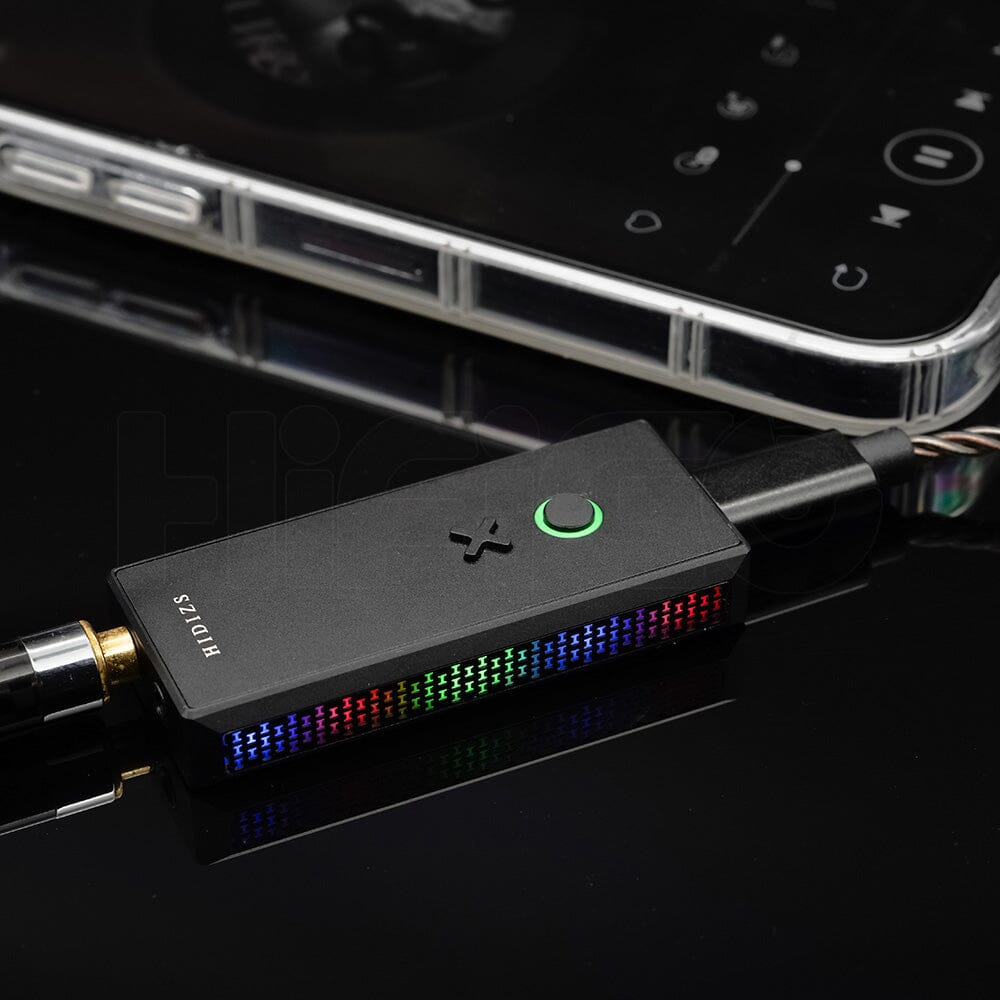 Hidizs XO Single-ended & Balanced Portable AMP & DAC MQA 16× Dongle Headphone AMP DAC HiFiGo