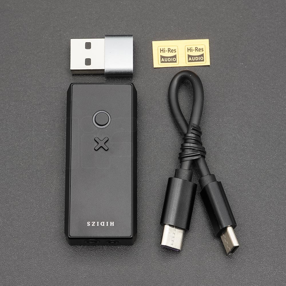 Hidizs XO Single-ended & Balanced Portable AMP & DAC MQA 16× Dongle Headphone AMP DAC HiFiGo