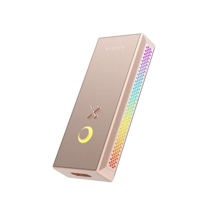 Hidizs XO Single-ended & Balanced Portable AMP & DAC MQA 16× Dongle Headphone AMP DAC HiFiGo XO Rose-Gold