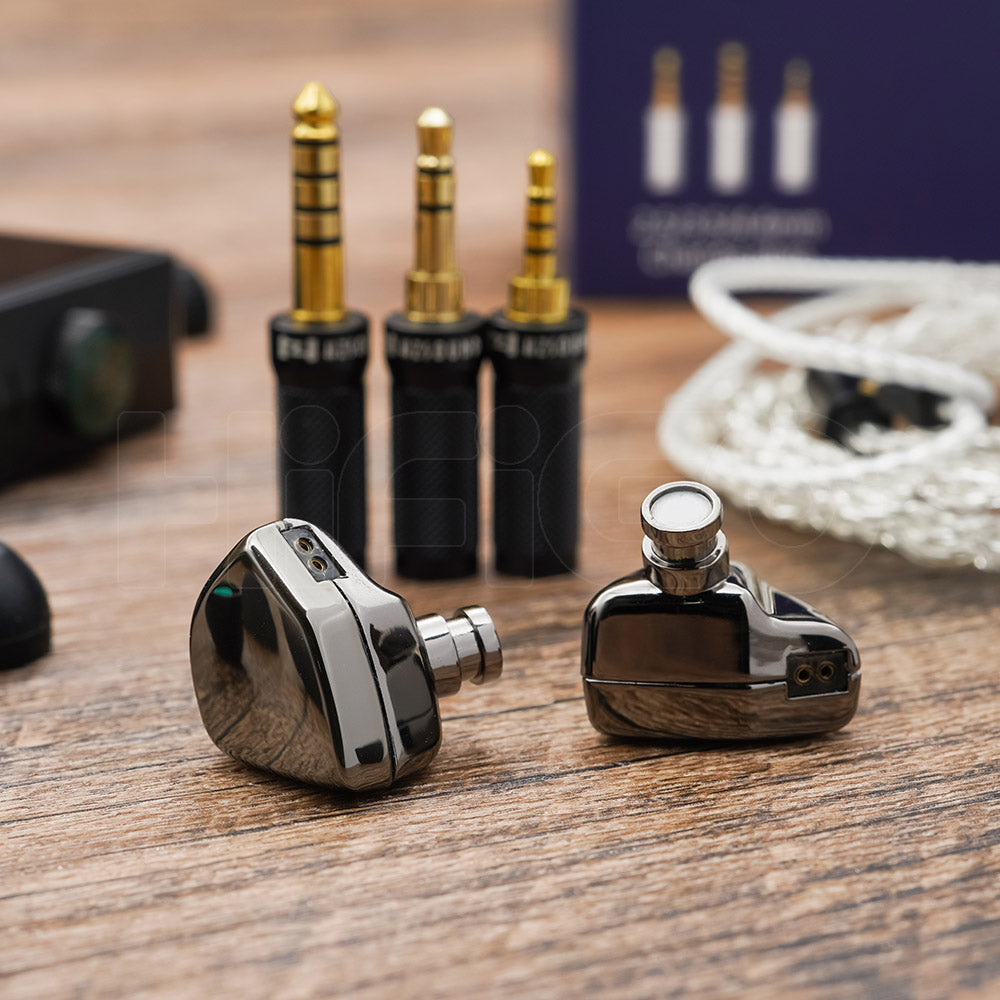 HZSound Heart Mirror Pro 10mm Dynamic Driver In-Ear Monitors With Mic & 2Pin Connectors HiFiGo