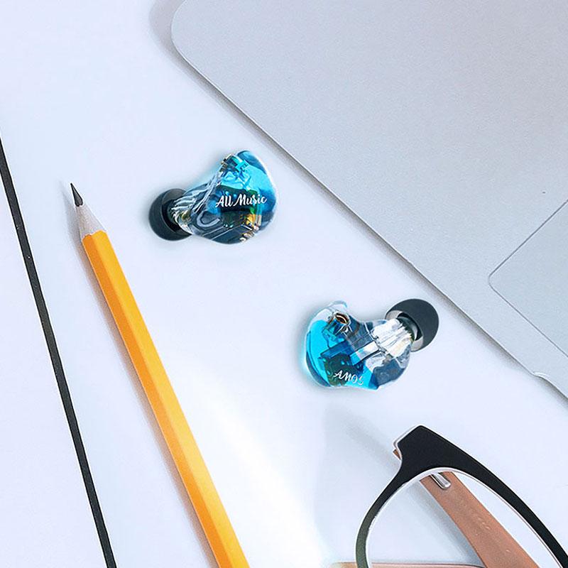iBasso AM05 5BA Knowles In Ear Wired 4 Channel IEM HiFi Earphone with MMCX HiFiGo