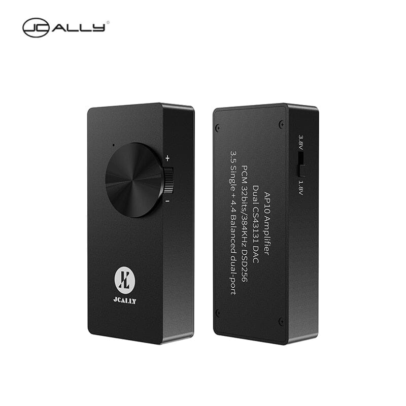 JCALLY AP10 Portable DAC Amplifier With Dual CS43131 DAC Chip Phones AMP Supports 3.5mm/4.4mm HiFiGo