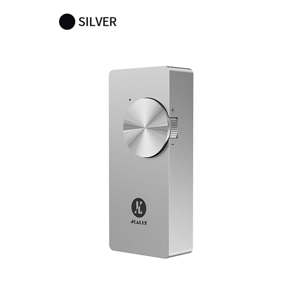 JCALLY AP10 Portable DAC Amplifier With Dual CS43131 DAC Chip Phones AMP Supports 3.5mm/4.4mm HiFiGo Silver AP10 Without Cable
