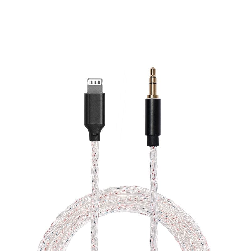 JCALLY AUX08L C101 Chip 8 Cores Lightning To 3.5mm Audio cable HiFiGo