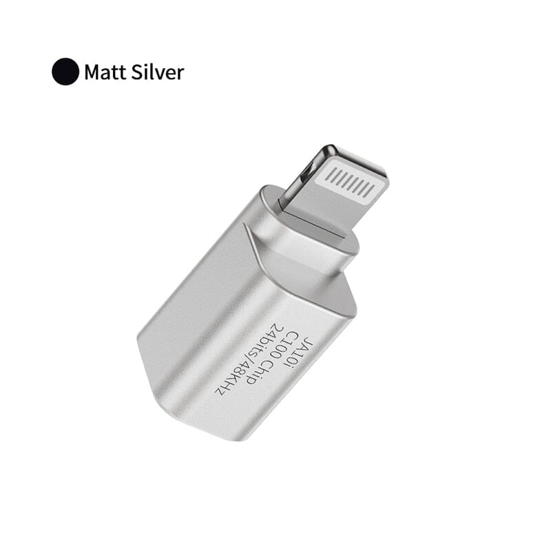 JCALLY JA56 / JA10i C100 Lighting / Type-c to 3.5mm Earphone Digital Audio Adapter For Android IOS HiFiGo