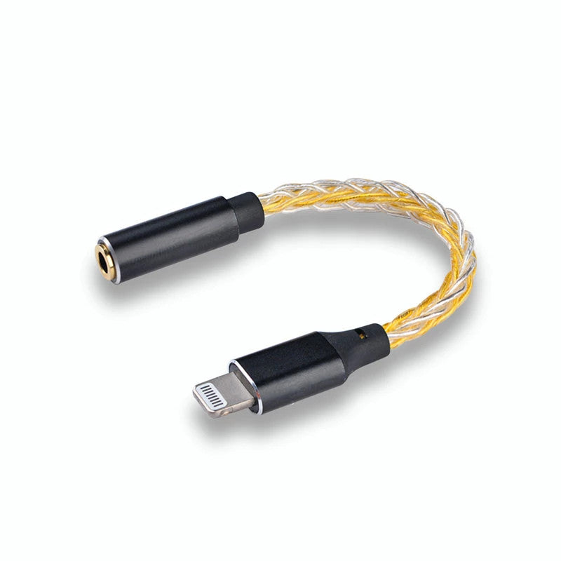 JCALLY JM08L HiFi Earphone Amplifier 3.5mm to Lightning Earphone Adapter HiFiGo