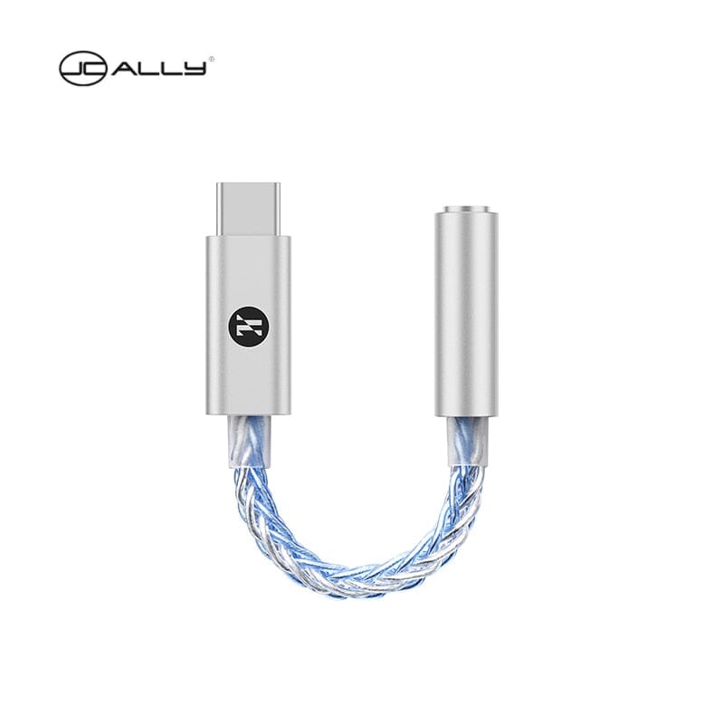 JCALLY JM25 Type-C DAC Digital Audio Portable Decoding AMP Hifi Earphone Cable HiFiGo