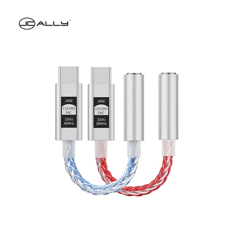 JCALLY JM6E CX31993 Portable DAC & AMP Type-C to 3.5mm Adapter HiFiGo