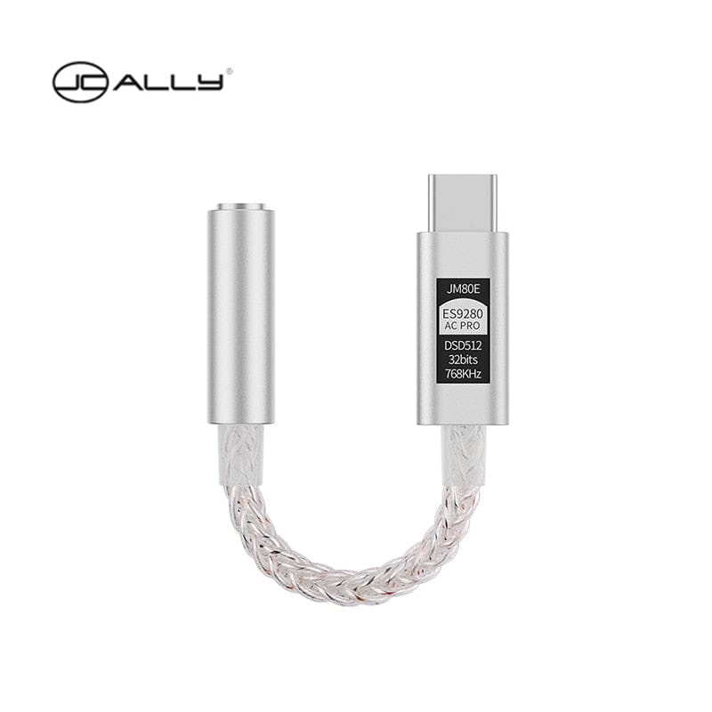 JCALLY JM80E Digital Audio Portable DAC & AMP With Type-C To 3.5mm Support Mic Phone Call HiFiGo