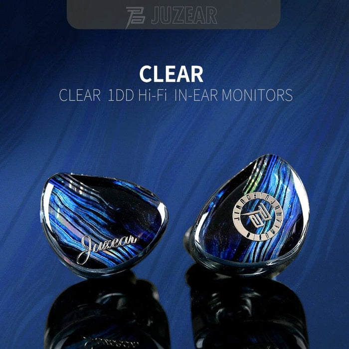 JUZEAR Clear 10mm LCP Dynamic Driver In-Ear Earphone HiFiGo 