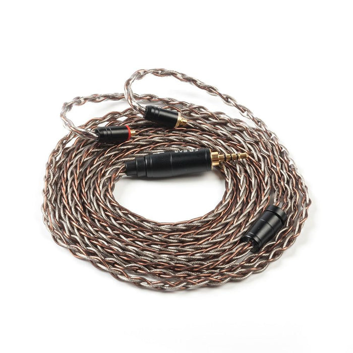 KBEAR 8 Core Single Crystal Copper UPOCC Cable with 2Pin/MMCX/QDC/TFZ Connector for KZ ZSX ZS10 PRO ZSN PRO CCA CA16 KBEAR KS2 HiFiGo MMCX 2.5mm 
