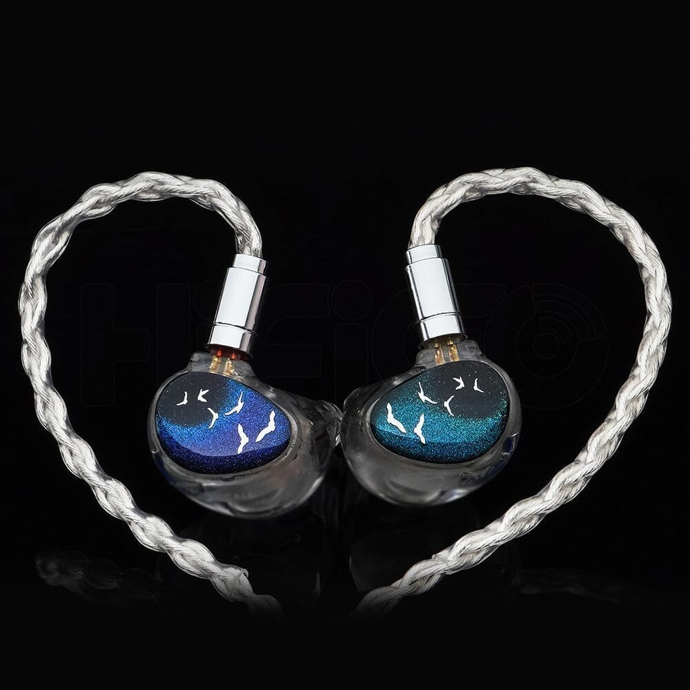 Kinera Celest Phoenixcall 1DD+2BA+2 Micro Planar Drivers IEMs HiFiGo Transparent 3.5mm