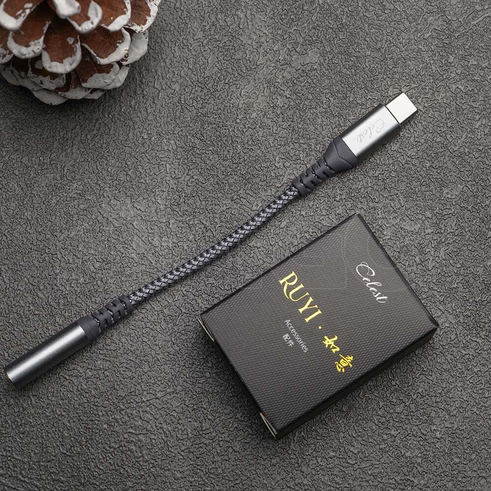 Kinera Celest RUYI Earphone Cable With Boom Mic 2Pin 0.78 / MMCX - 3.5mm Earphone Cable HiFiGo