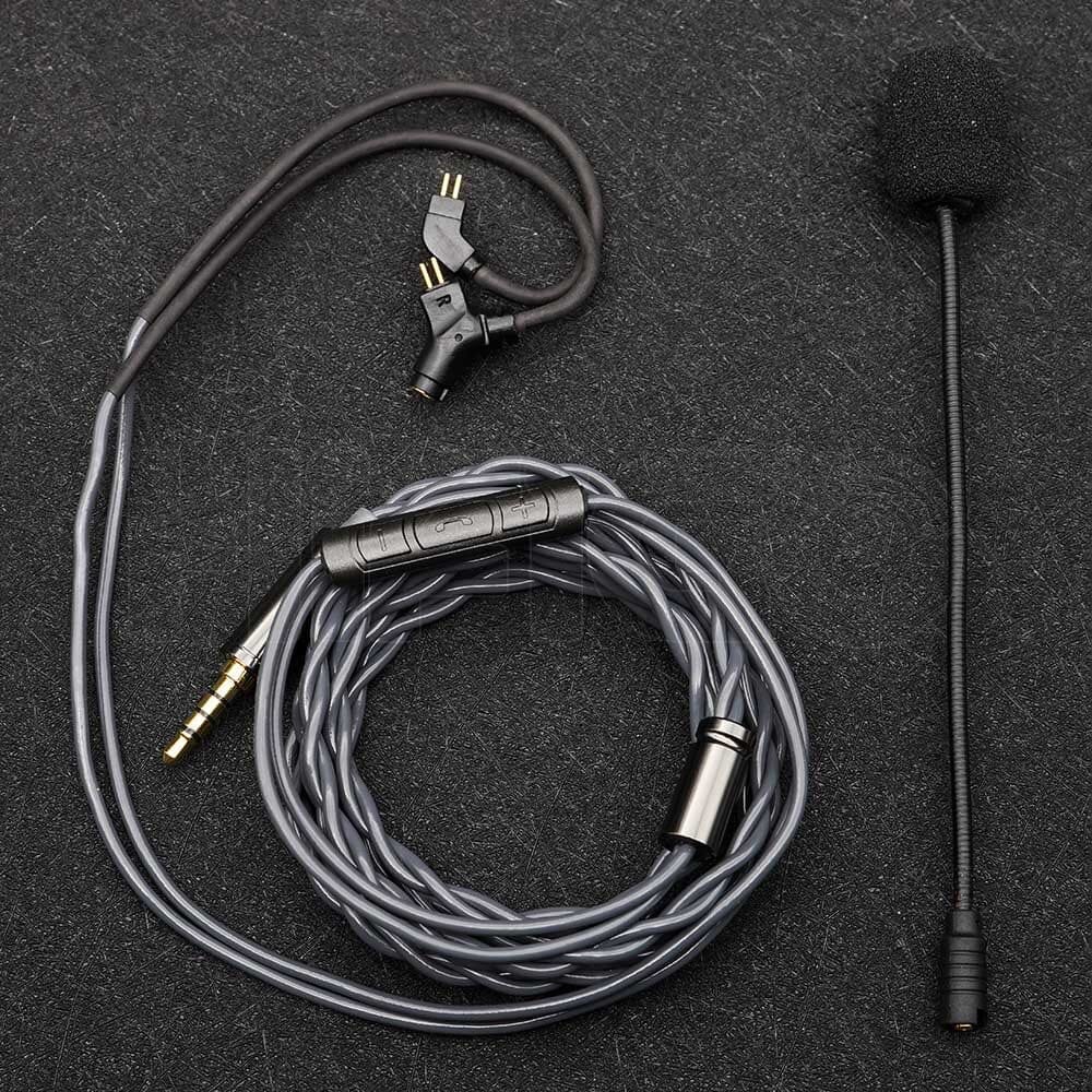 Kinera Celest RUYI Earphone Cable With Boom Mic 2Pin 0.78 / MMCX - 3.5mm Earphone Cable HiFiGo