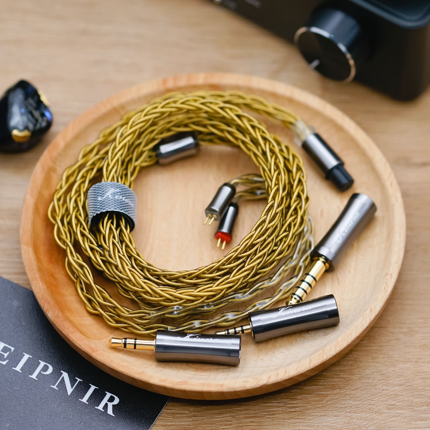 Kinera Gleipnir 6N OCC 8 Core Gold-plated Upgrade Cable HiFiGo