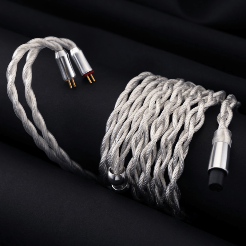 Kinera QoA RUM Modular Upgrade Cable With 6N OCC With Silver Plated Wire MMCX / 0.78mm HiFiGO